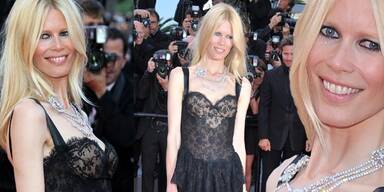 Claudia Schiffer in Cannes