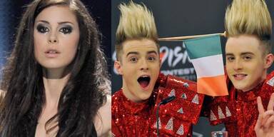 Lena Meyer-Landrut, Jedward-Zwillinge John und Edward Grimes