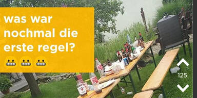 Wand oder Fluss? Foto l&auml;sst Netz verzweifeln