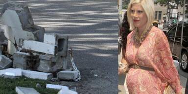 Tori Spelling: Autounfall