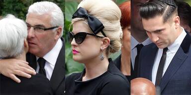 Abschied von Amy Winehouse: Mitch Winehouse, Kelly Osbourne, Reg Traviss