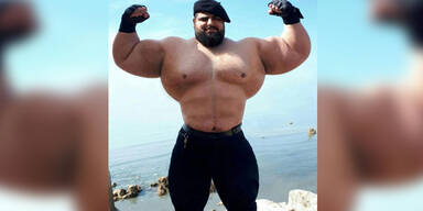 "Iranischer Hulk" will MMA-K&auml;mpfer werden