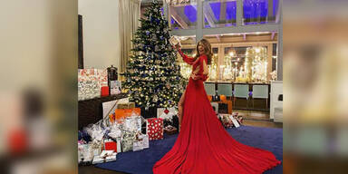 Victoria Swarovskis Hammer-Kleid zu Weihnachten