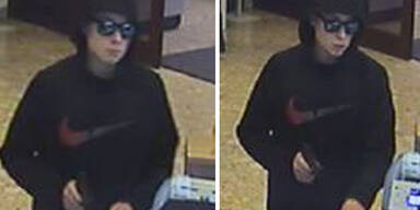 Bewaffneter Bank-Raub: Polizei sucht diesen T&auml;ter