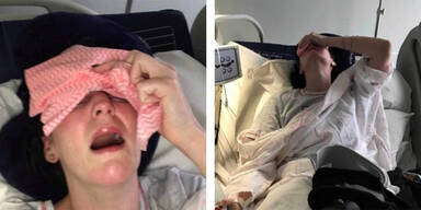 Junge Mutter erlebt den schlimmsten Schmerz der Welt