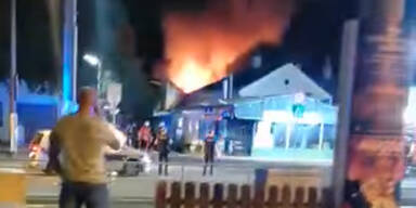 Brand Simmering Zentralfriedhof