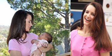 Kristin Davis zeigt ihr Baby