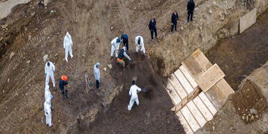 Coronavirus: Massen-Beerdigungen in New York gestartet