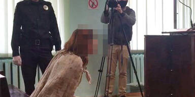 Ukraine Charkiw Mutter Tochter gek&ouml;pft