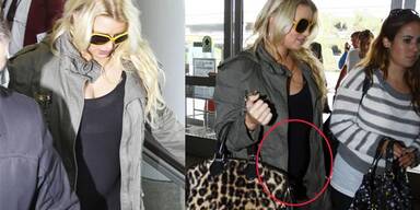 Jessica Simpson zeigt Babybauch