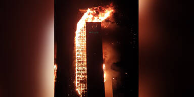 Hochhausbrand in Südkoreas Küstenstadt Ulsan