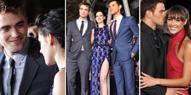 Robert Pattinson, Kristen Stewart, Taylor Lautner, Kellan Lutz, Sharni Vilson