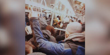 Foto von voller U-Bahn sorgt f&uuml;r Aufregung