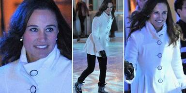 Pippa Middleton beim Eislaufen