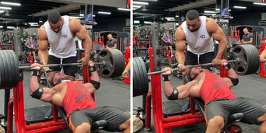 Bodybuilder verletzt