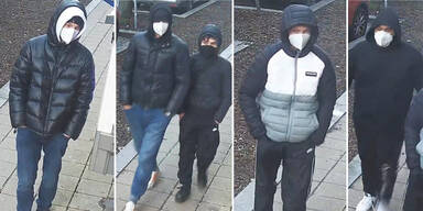 Schwerer Raub: Polizei sucht diese M&auml;nner
