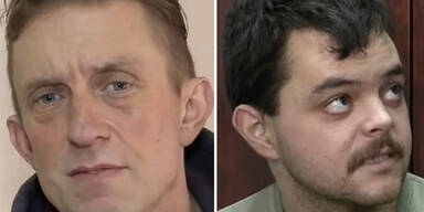 Russisches Fernsehen f&uuml;hrt zwei britische Geiseln vor