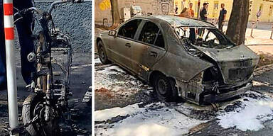 E-Scooter explodierte auf Parkplatz