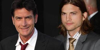 Charlie Sheen, Ashton Kutcher