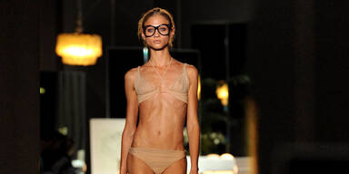 Untergewichtige d&uuml;rfen nicht Modeln