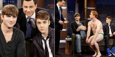 Justin Bieber, Ahston Kutcher