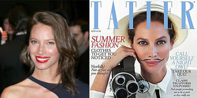 Christy Turlington zeigt Bart