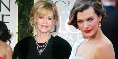 Milla Jovovich & Melanie Griffith kommen zum Life Ball