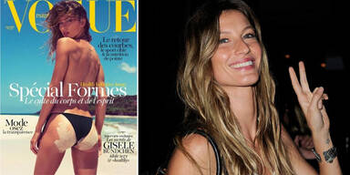 Gisele zeigt stramme Backen