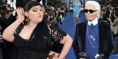 Beth Ditto: Lästerattacke gegen Lagerfeld