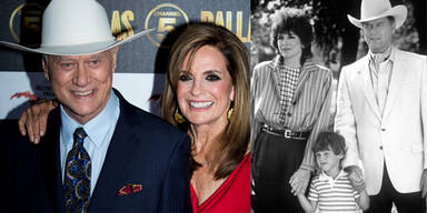 Linda Gray & Larry Hagman