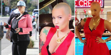 Amber Rose 3 Wochen nach Geburt