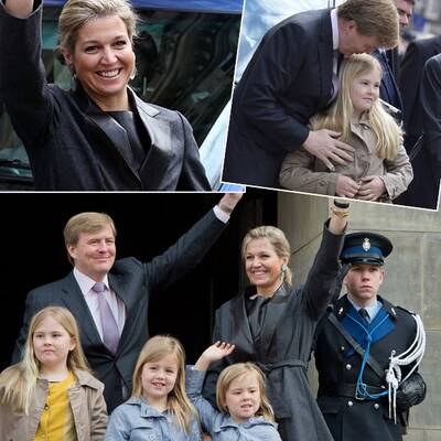 Krönung in den Niederlanden: Prinzessinnen bei der Probe