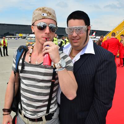 Die Ankunft der Life Ball Stars