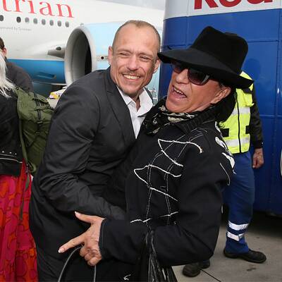 Die Ankunft der Life Ball Stars