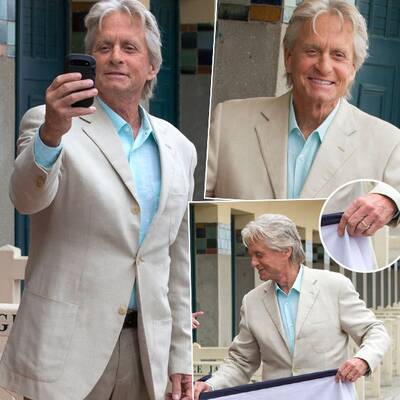 Michael Douglas kann wieder lachen