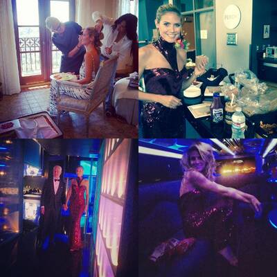 Emmy Awards 2013: Heidi Klums Nacht in Instagram-Bildern