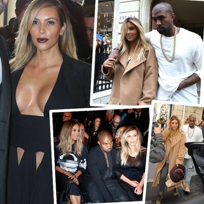 Kim Kardashian & Kanye West: Ohne Baby in Paris
