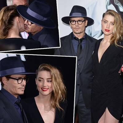 Johnny Depp & Amber Heard: Verliebt bei Filmpremiere