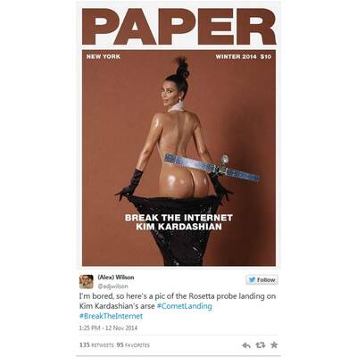 Kim Kardashian: So lacht das Internet über ihr Po-Cover
