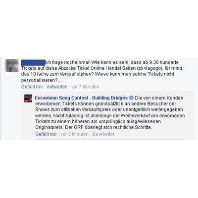 Song Contest-Vorverkauf: Fans sauer