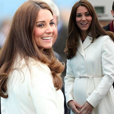 Herzogin Kate: Strahlend schön mit Babybauch