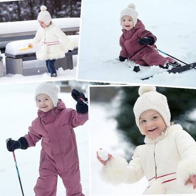 Prinzessin Estelle im Schnee