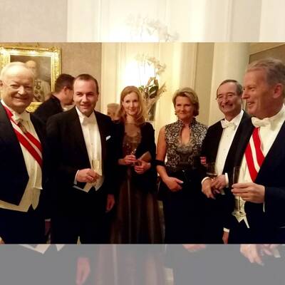 Hofburg-Kandidat Andreas Khol und Casino-Chef Karl Stoss