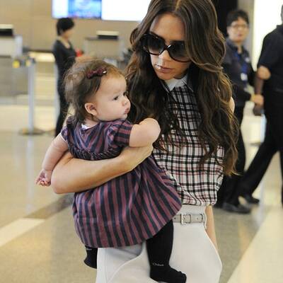 Victoria Beckham und Harper 