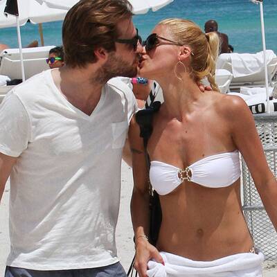 So verliebt sind Belle Michelle und ihr Tomaso Trussardi. 
