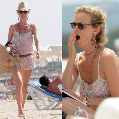 Eva Herzigova: Ferien auf Formentera