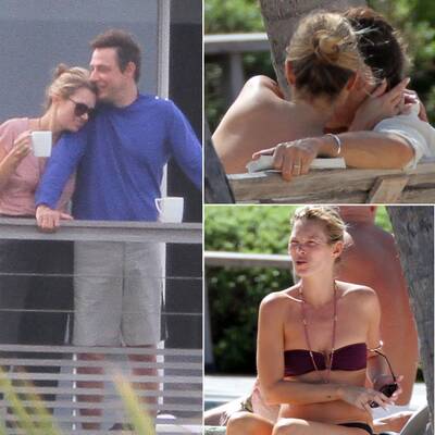 Kate Moss ist der Kälte entkommen