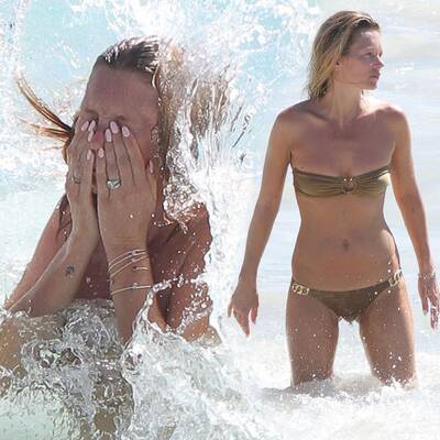 Kate Moss: Spaß im Meer