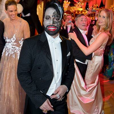 Jacqui Lugner und Helmut Werner