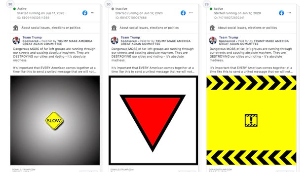 Facebook sperrt Trump-Wahlkampfpost mit NS-Symbol